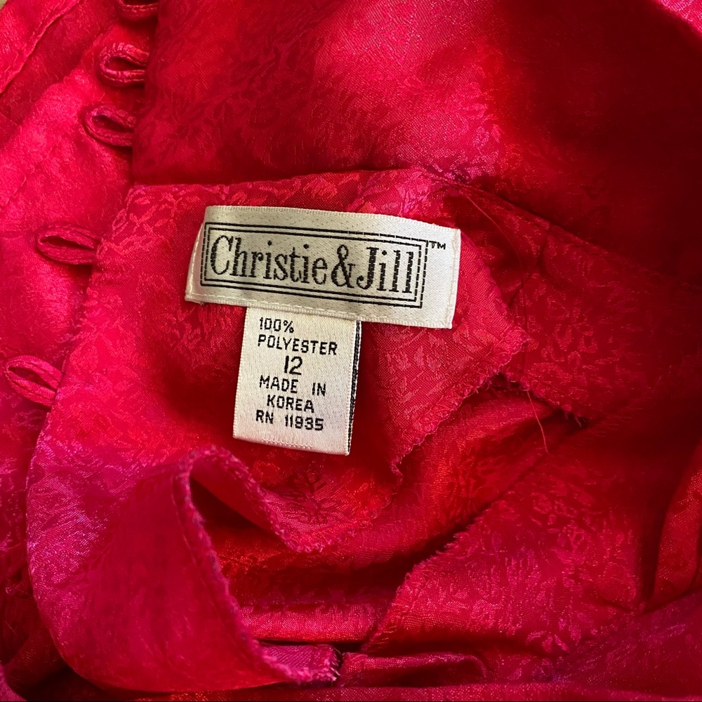 Top, True Vintage/Rockabilly Bright Barbie Pink - Picture 3 of 7